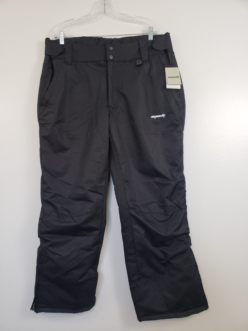 SkiGear Womens Ski Snow Board Pants Size 1X Black X-Tra Insulated Lined Winter